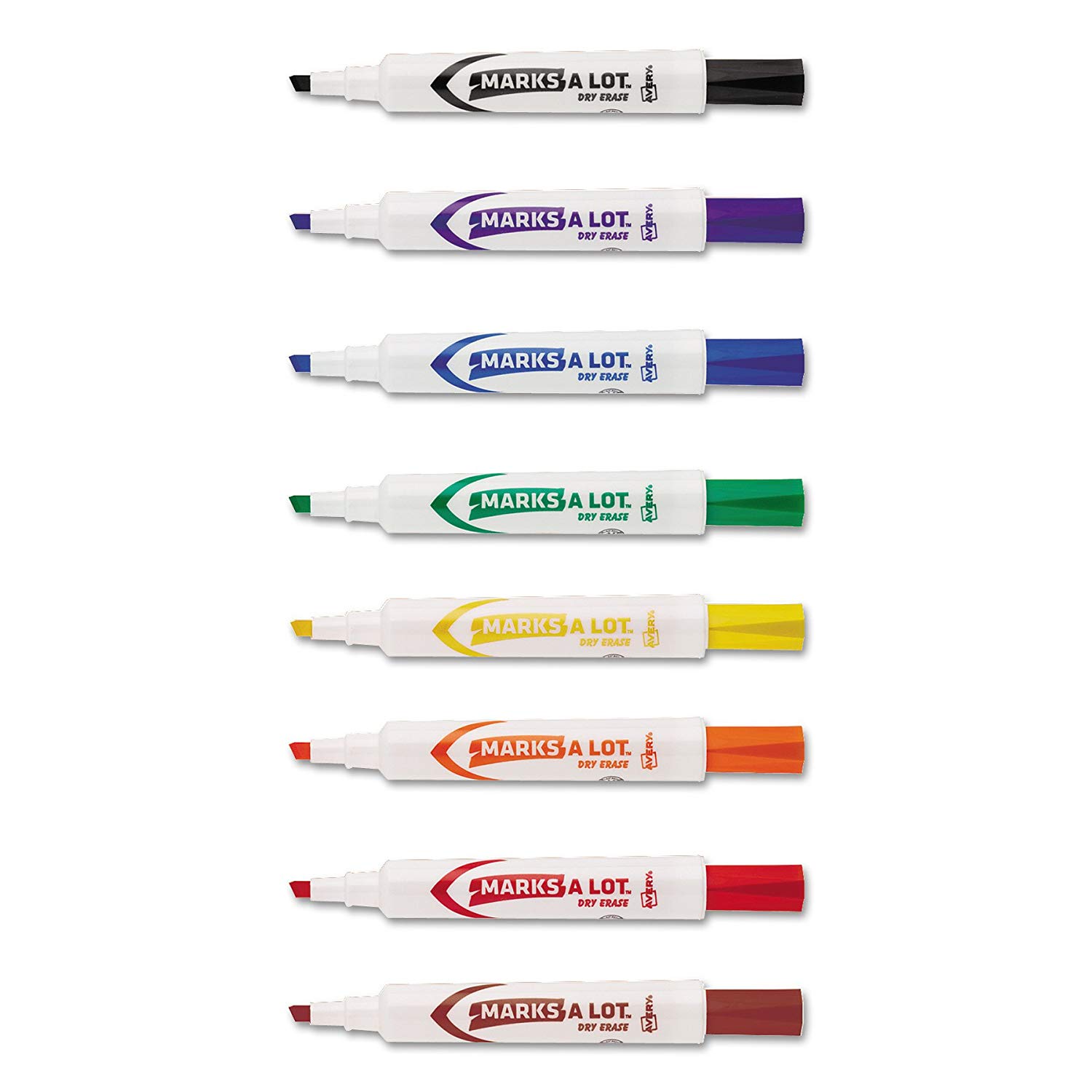 Avery® Desk-Style Dry Erase Markers - Chisel Marker AVE24407, AVE